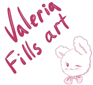 ✍ Valeria Fills art arte, ilustración, lindo, dibujo, dibujos animados telegram sticker