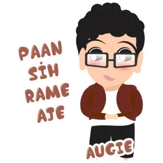 😭 PAAN SIH RAME AJE AUGIE telegram sticker