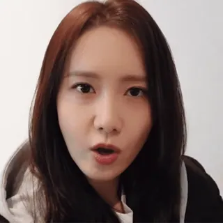 🍘 wanita, korea, gadis, wajah, potret, orang telegram sticker