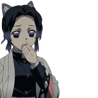 🤭 Shinobu Kocho Demon Slayer anime, Demon Slayer, Shinobu Kocho, fofo, mangá, personagem telegram sticker
