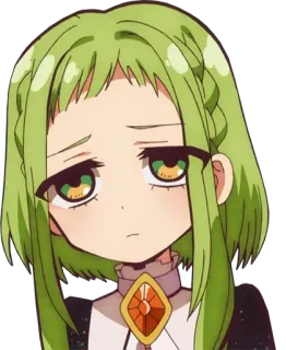 😔 Mitsuba Sousuke Toilet-bound Hanako-kun Anime, Personaje, Mitsuba Sousuke, Hanako-kun del baño, Mono, Manga telegram sticker
