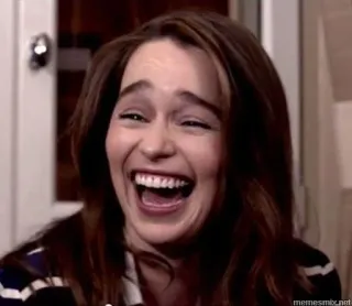 😂 donna, ridere, sorriso, faccia, ritratto telegram sticker