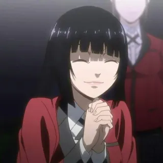 🥀 Yumeko Jabami Kakegurui Anime, Kakegurui, Yumeko Jabami, Uniforme escolar, Mangá, Personagem telegram sticker