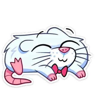 ☺️ tikus, hewan, lucu, kartun, kawaii, stiker whatsapp sticker