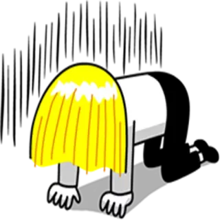 😞 น่าขนลุก, ผี, น่ากลัว, คลาน, สยองขวัญ telegram sticker