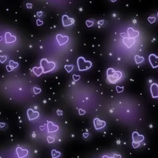 ❤️ hearts, purple, aesthetic, sparkle, love, cute, stars telegram sticker