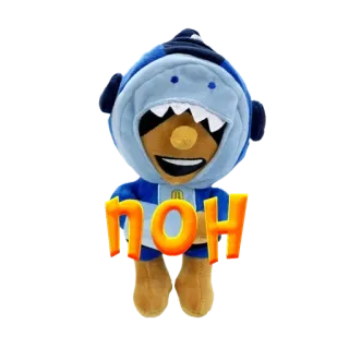 😎 ПОН plush, toy, shark, hoodie telegram sticker