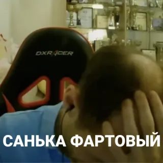 🦦 САНЬКА ФАРТОВЫЙ telegram sticker