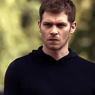 🥐 Klaus Mikaelson The Vampire Diaries vampire, série TV, drame, personnage, Klaus Mikaelson telegram sticker