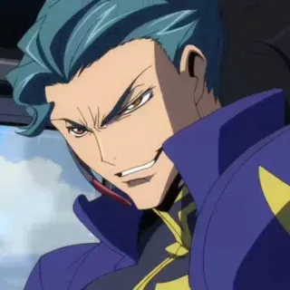 🧩 Jeremiah Gottwald Code Geass Аниме, Персонаж, Code Geass, Джеремия Готтвальд telegram sticker