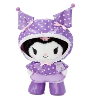 😈 Kuromi Kuromi, Sanrio, kawaii, peluche, carino, anime telegram sticker