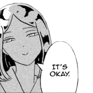 😄 IT'S OKAY. Anime, Manga, Expresión, Ok, Meme telegram sticker