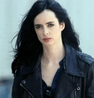 🥀 Jessica Jones Jessica Jones, Krysten Ritter, Marvel, Netflix, Super-héros, Détective, Personnage, Série TV telegram sticker