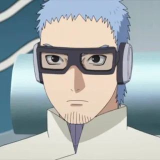 🌀 Kushimaru Kuriarare Naruto 애니메이션, 나루토, 쿠시마루 쿠리아라레, 캐릭터, 닌자, 칼, 안경 telegram sticker