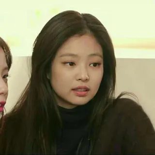 🥟 Jennie kpop, นักร้อง, ผู้หญิง, ภาพเหมือน, ผมดำ telegram sticker