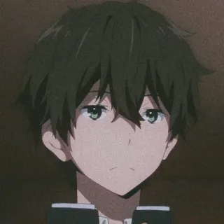 📜 anime, portrait, boy, manga, cartoon telegram sticker