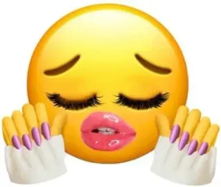 🌟 emoji, face, expression, hands, beauty, meme telegram sticker