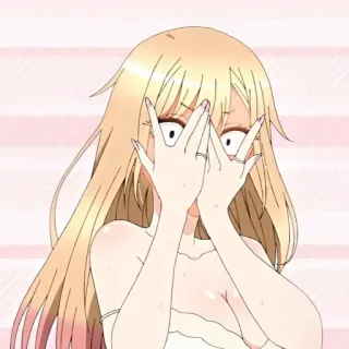 🥟 anime, scared, girl, surprised, cute telegram sticker