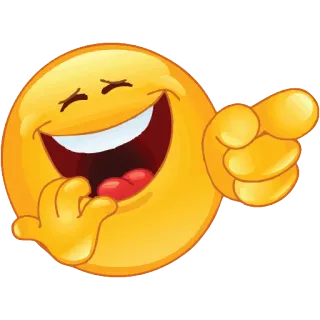 😃 Emoji, Lachen, Zeigen, Lustig, Humor, Ausdruck telegram sticker