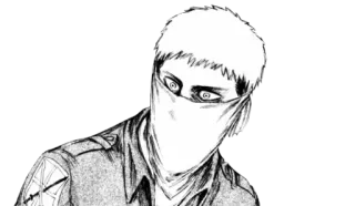 💛 Attack on Titan attack on titan, anime, mangá, soldado, militar telegram sticker