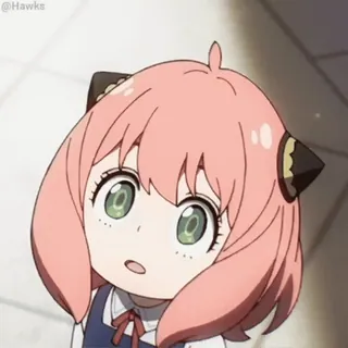 😅 Anya Forger Spy x Family Anime, Spy x Family, Anya Forger, Süß, Cartoon, Kawaii, Anime Mädchen telegram sticker
