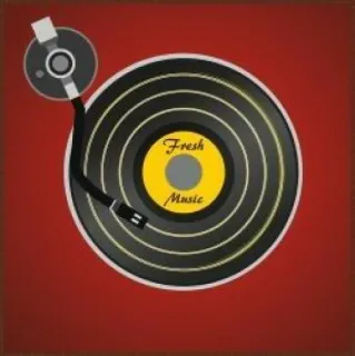🎵 Fresh Music Musique, Vinyle, Platine vinyle, Nouveau, Divertissement telegram sticker