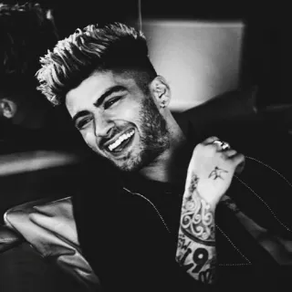 ✖️ Zayn Malik 泽恩·马利克, 歌手, 音乐家, 名人, 肖像 telegram sticker
