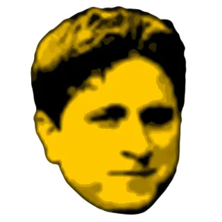 🙃 cara, amarillo, retrato, persona, cabeza, pegatina telegram sticker