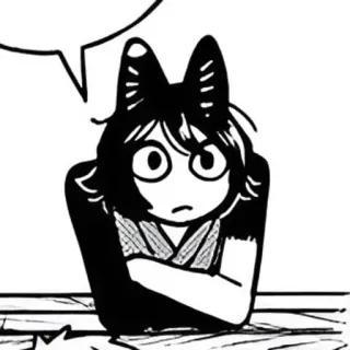 😐 Nazuna Hiwatashi BNA: Brand New Animal telegram sticker