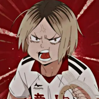 😤 Kozume Kenma Haikyuu!! anime, haikyuu, kozume kenma, angry, pouting, character telegram sticker