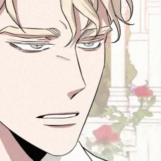 🌹 mężczyzna, twarz, anime, postać, portret telegram sticker