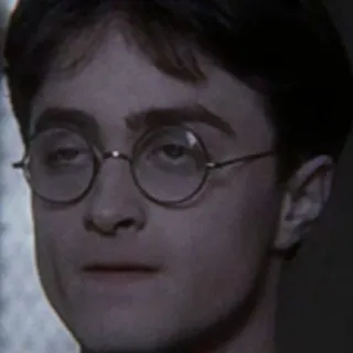 ☘️ Harry Potter harry potter, daniel radcliffe, wizard, glasses telegram sticker
