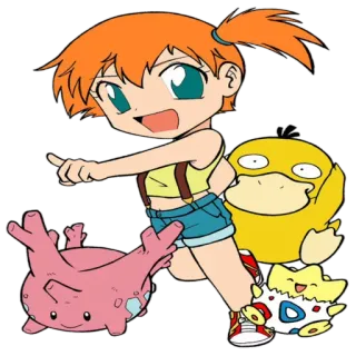 Pokemon Girls telegram stickers