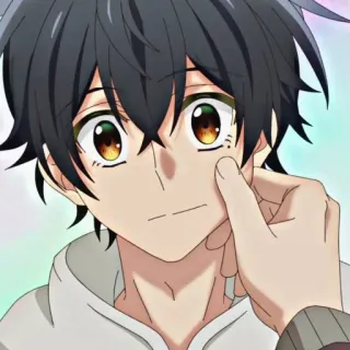😐 Anime, Garçon, Mignon, Personnage, Dessin, Manga telegram sticker