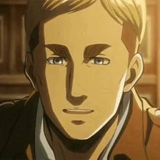 🤫 Erwin Smith Attack on Titan Erwin Smith, Attack on Titan, anime, character, manga telegram sticker