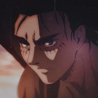😤 Eren Yeager Attack on Titan anime, eren, titan, angry, attack telegram sticker
