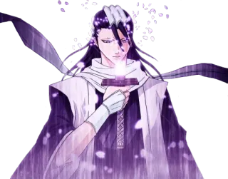 😒 Byakuya Kuchiki Bleach Anime, Mangá, Espada, Byakuya Kuchiki, Bleach whatsapp sticker