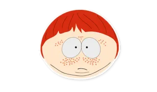 👼 Butters Stotch South Park cartoon, personage, Butters, sproeten telegram sticker