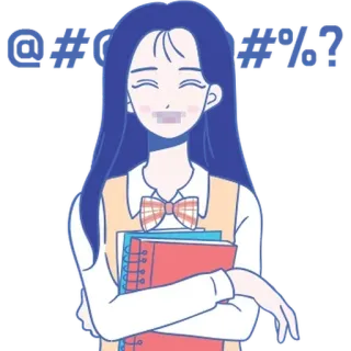 💬 @#$* GIRLS? telegram sticker