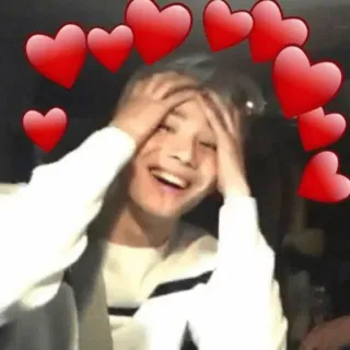 🔥 coração, amor, sorriso, feliz, alegria, pessoa, fofo whatsapp sticker