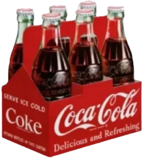 🤩 SERVE ICE COLD
Coke
Coca-Cola
Delicious and Refreshing coca-cola, coke, soda, drink, bottles, refreshment, cold, beverage telegram sticker