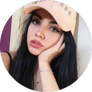 🙄 mulher, retrato, pessoa, mulher, beleza telegram sticker