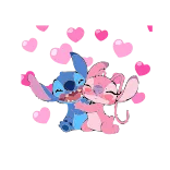 🥰 Stitch Stitch, Angel, Disney, Lilo & Stitch, love, cute whatsapp sticker