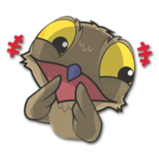 ☺️ pássaro, desenho animado, bravo, emoção, dedo do meio whatsapp sticker