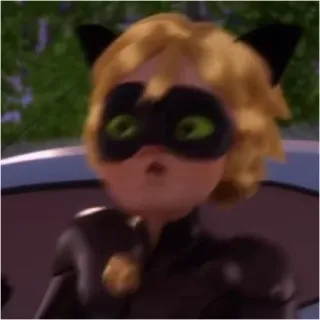 😲 Cat Noir Miraculous Ladybug 猫, 超级英雄, 瓢虫雷迪, 卡通, 动漫 whatsapp sticker
