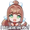 Doki Doki Literature Club @TgEmodziBot telegram emojis 🤨