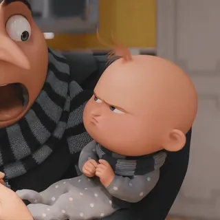 ✨ Despicable Me Baby, wütend, lustig, Film, süß, Minions telegram sticker