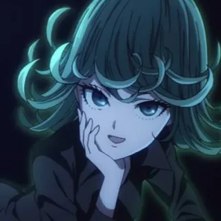 🥊 Tatsumaki One-Punch Man Anime, One-Punch Man, Tatsumaki, Naklejka, Postać żeńska telegram sticker