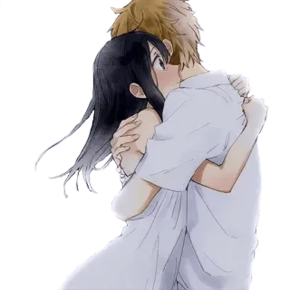 💞 คู่รัก, กอด, อนิเมะ, โรแมนติก, ความรัก, ความรักใคร่ telegram sticker