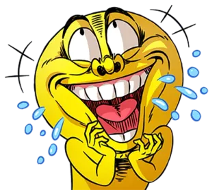 😂 Emoji, Cười, Hoạt hình, Hài hước, Biểu cảm, Vàng telegram sticker